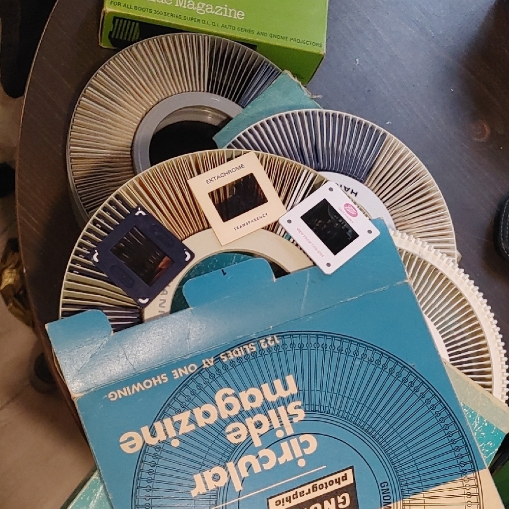 Vintage Circular Slide Magazines
